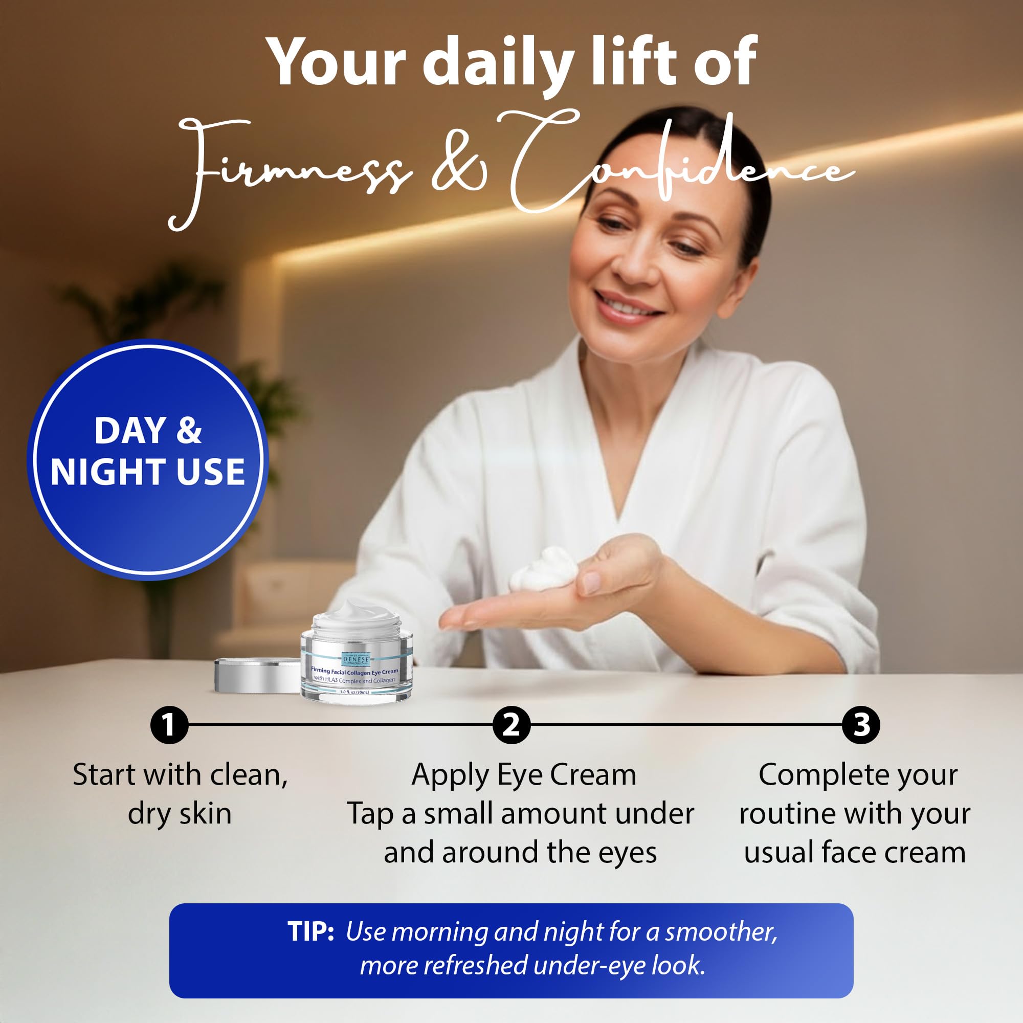Brightening eye treatment targeting dark circles and dullness