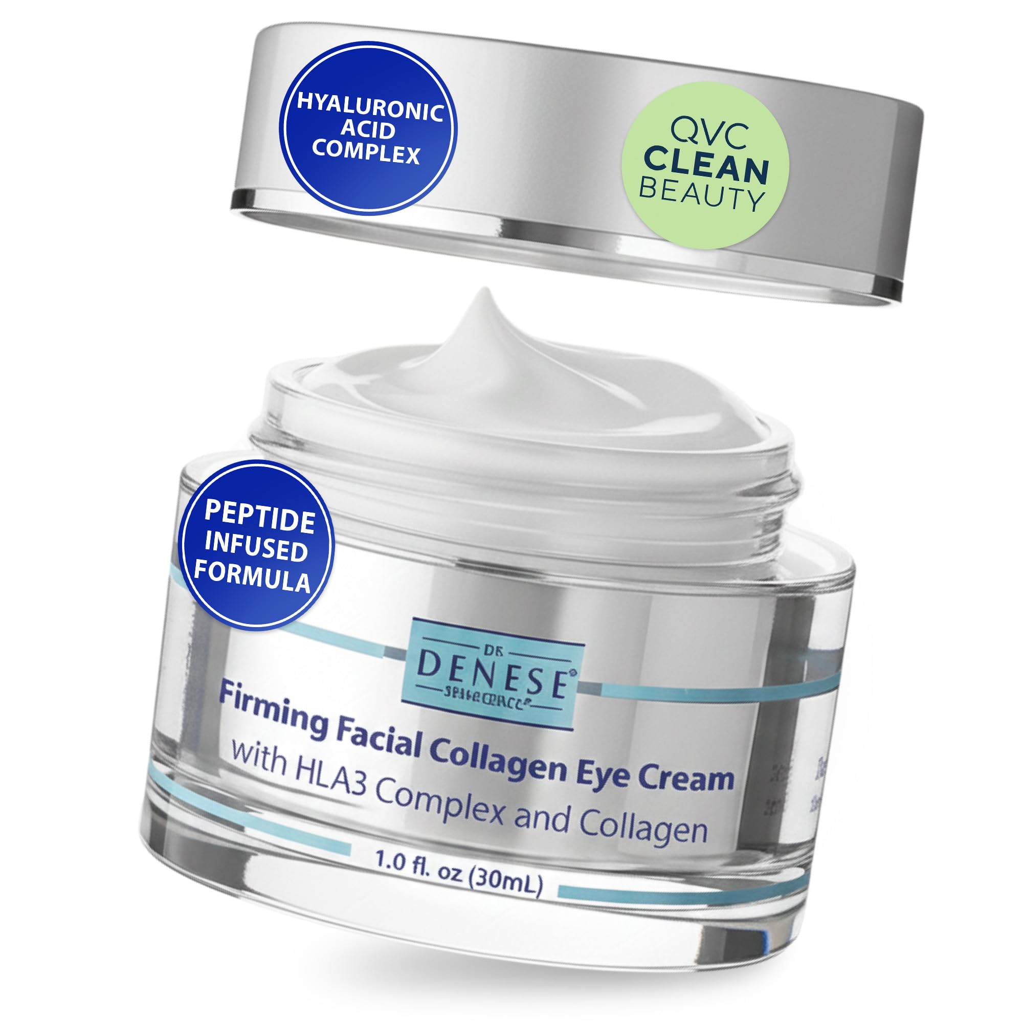 Dr. Denese SkinScience Firming Eye Cream bottle delivering firming hydration
