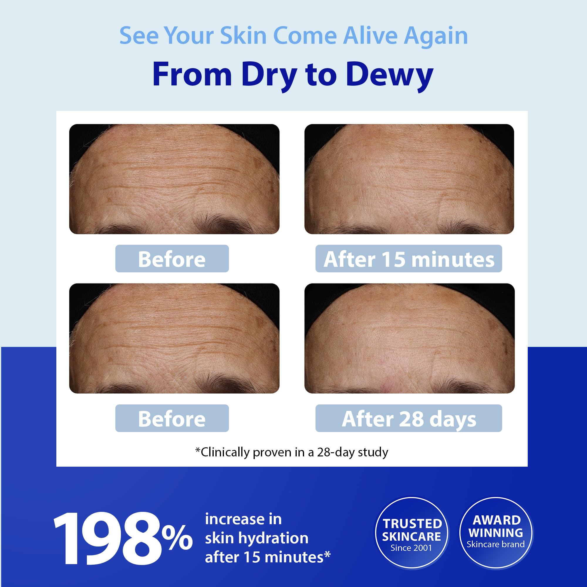 Dr. Denese HydroShield serum texture swatch shows smooth finish