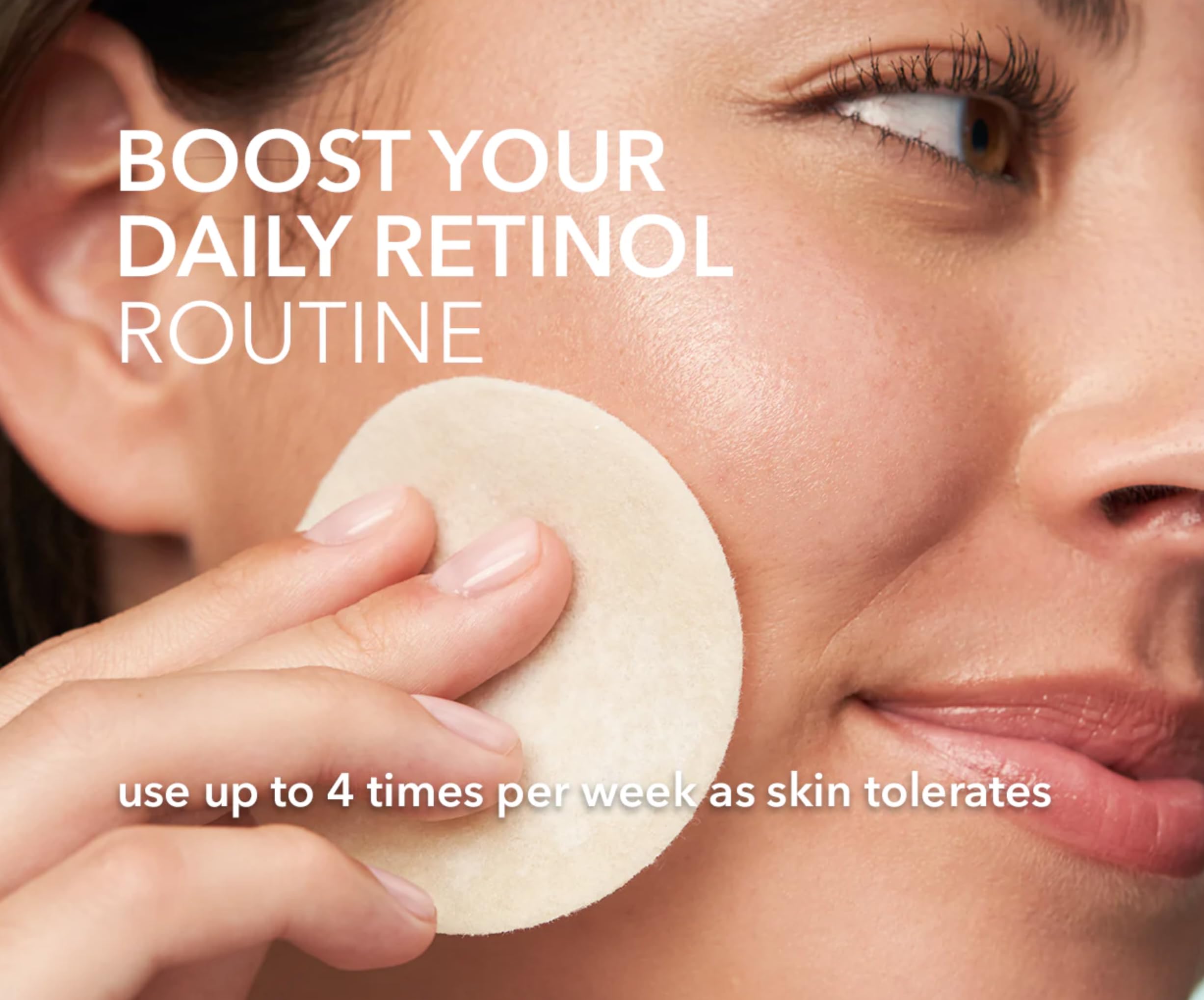 Pad dispense demonstrates quick, minimal-effort nightly use.