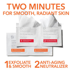 Dr Dennis Gross Alpha Beta Extra Strength Peels for deeper resurfacing and smoother texture.