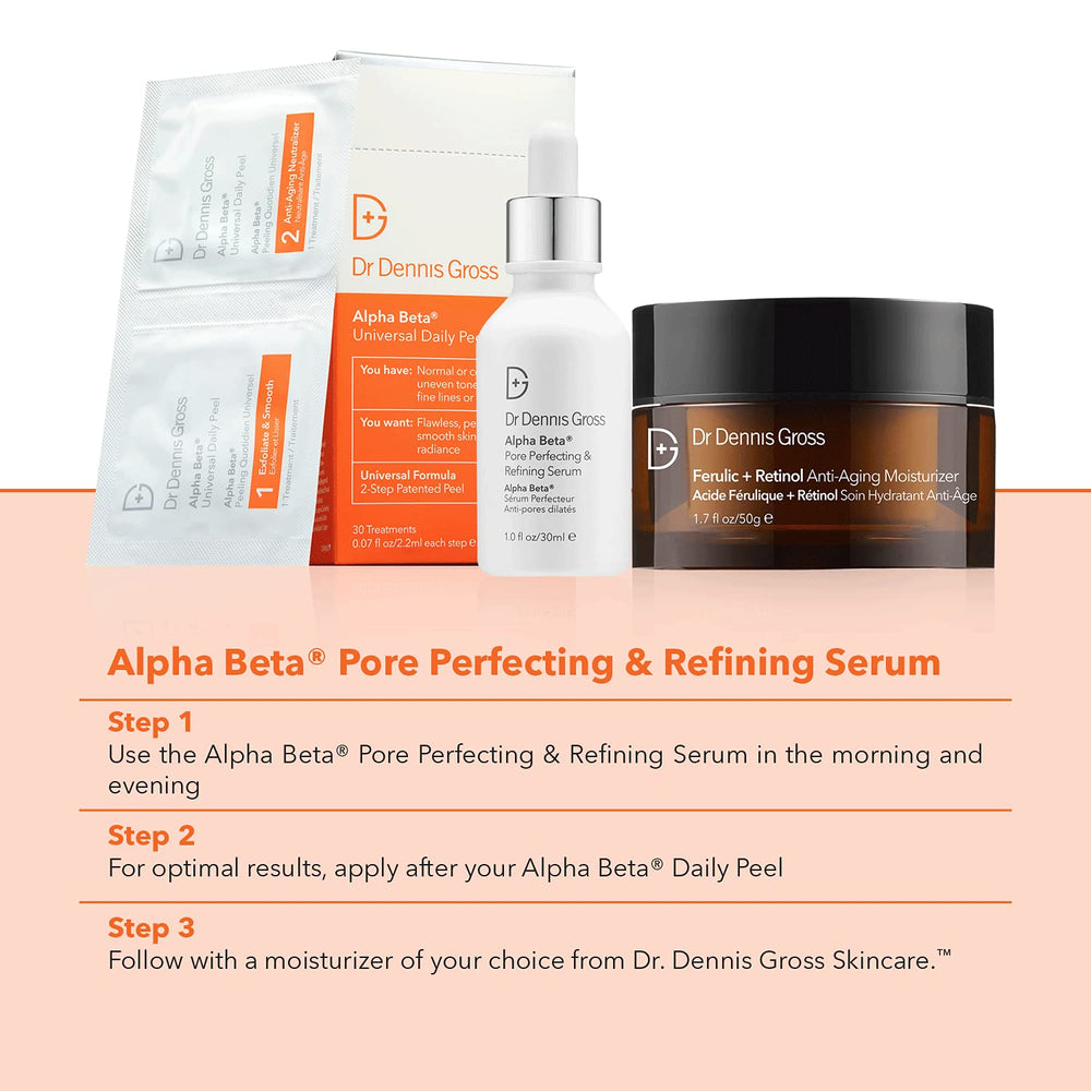Dr Dennis Gross Alpha Beta hydration ceramides depict improved moisture in skin