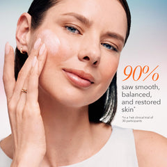 Dr Dennis Gross Alpha Beta Balance spread on hand reveals quick absorption and hydration.