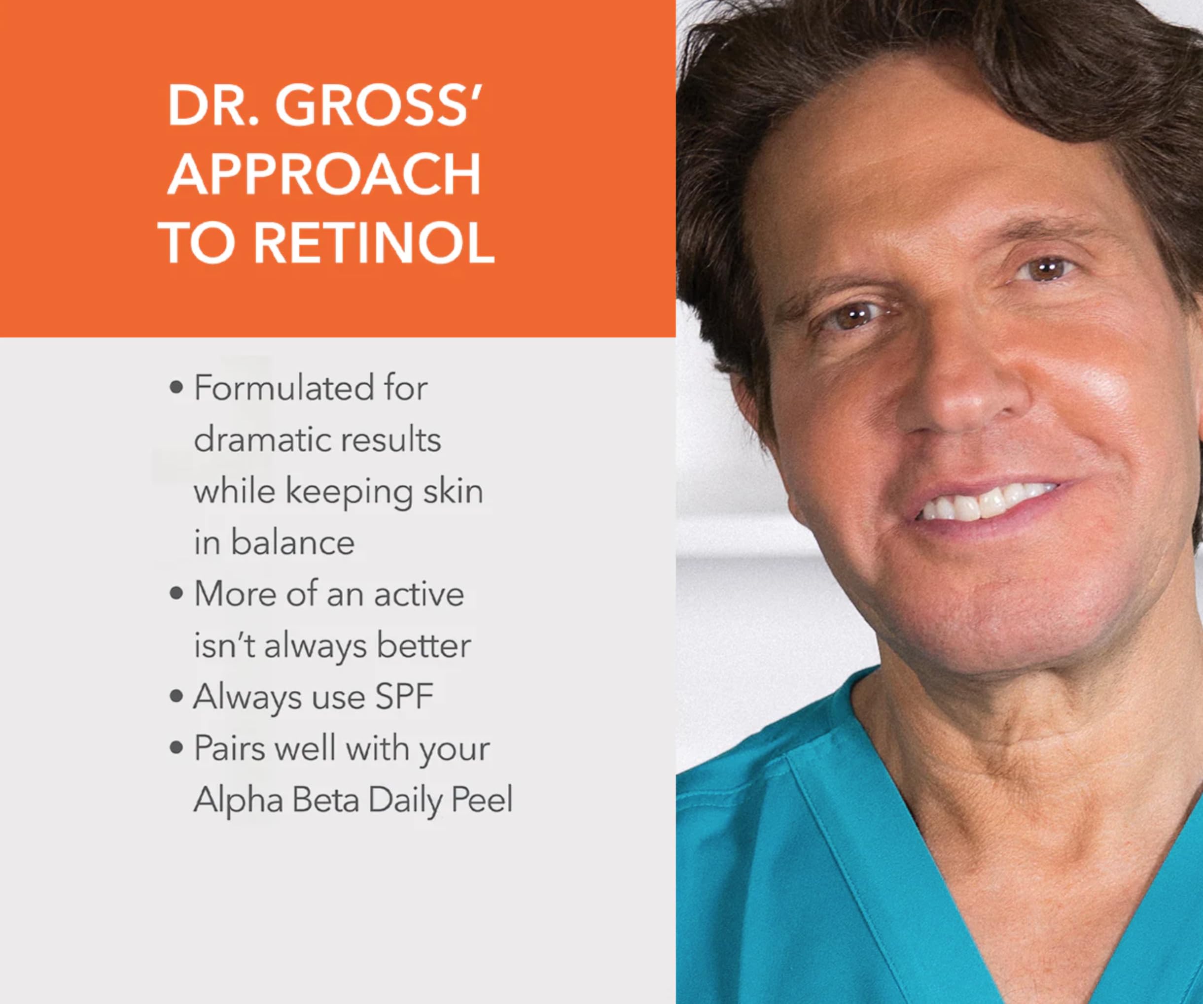 Dr Dennis Gross application motion shot conveys easy nightly routine.