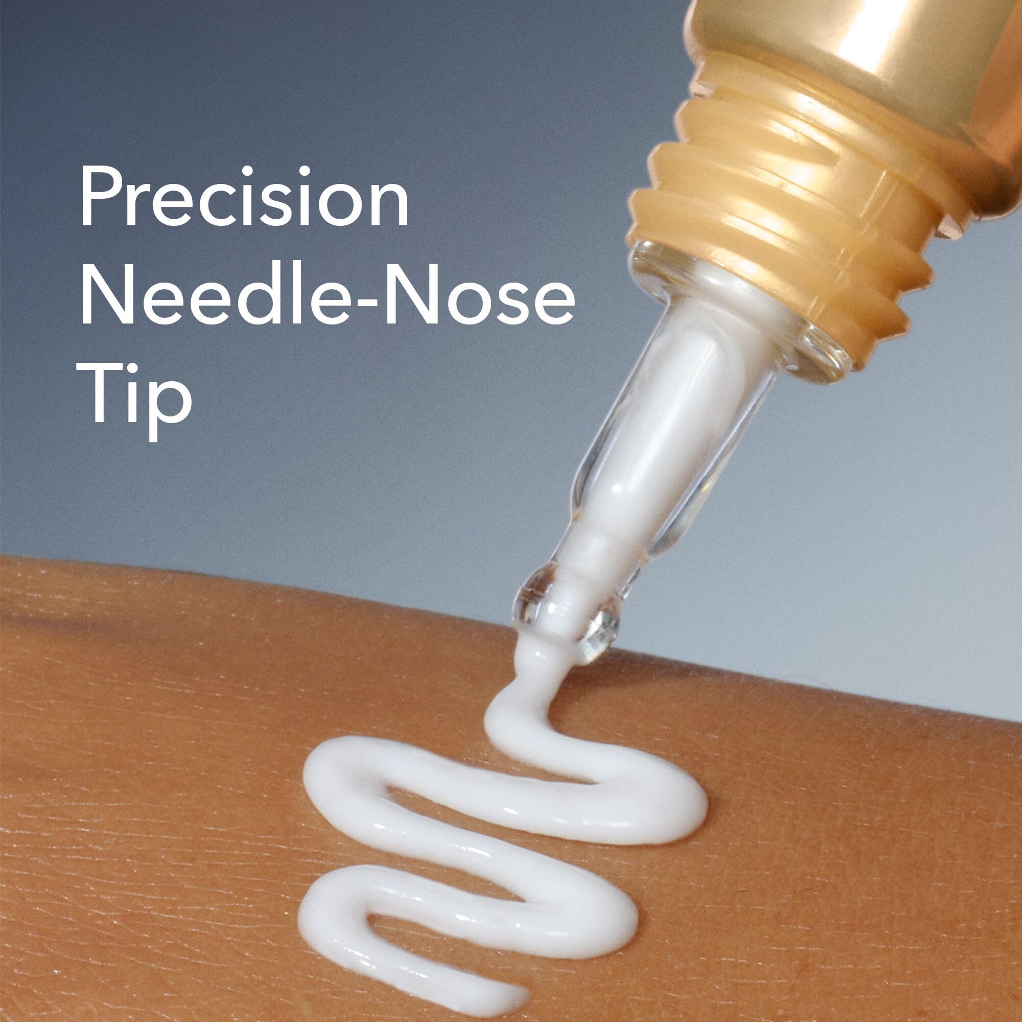 Hyaluronic acid illustration emphasizes deep hydration and plumpness