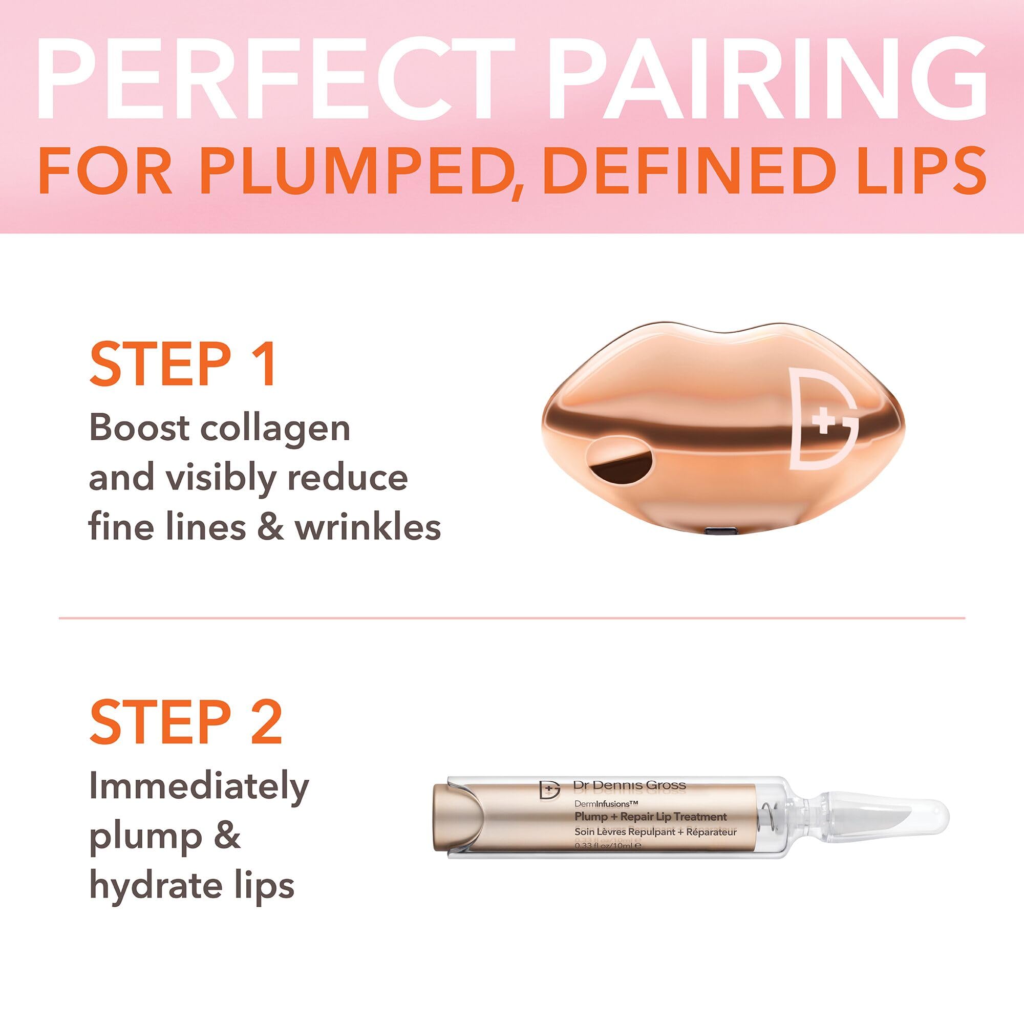 Compact LipWare Pro design for at-home lip care on the go