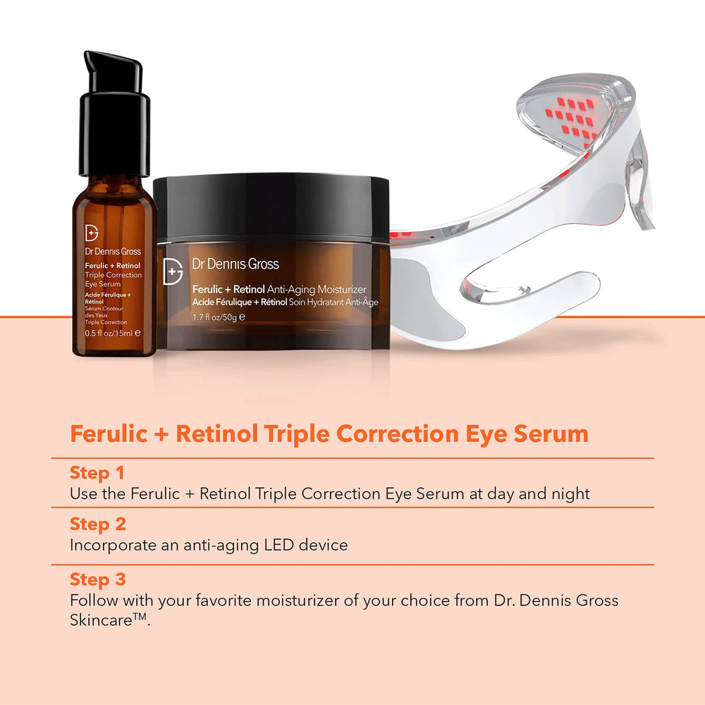 Dr Dennis Gross eye serum used as primer for makeup.