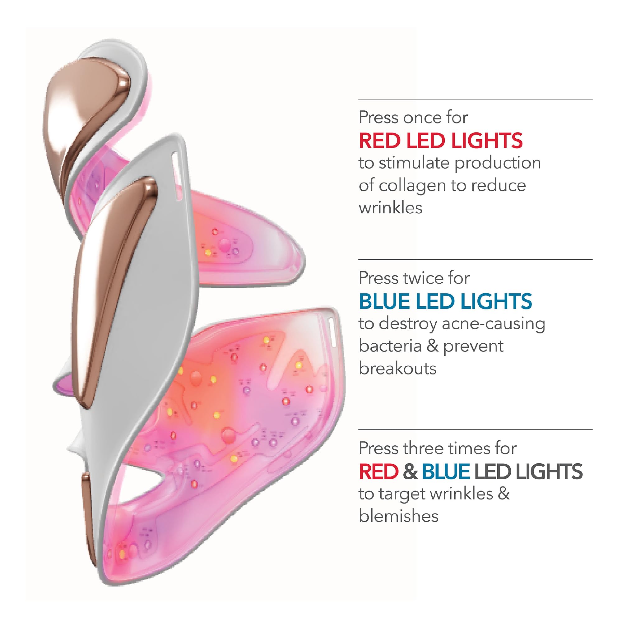Dr Dennis Gross FaceWare Pro device close-up for professional LED therapy.