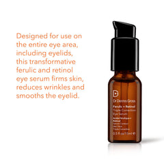 Dr Dennis Gross eye serum smooths crepiness around lids.