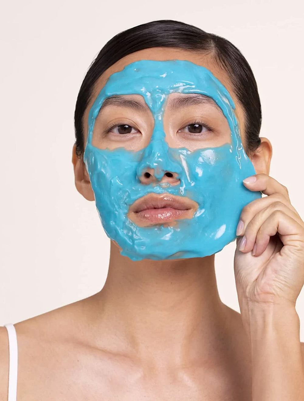 Dr Dennis Gross Hyaluronic Marine Modeling Mask radiance and hydration on skin