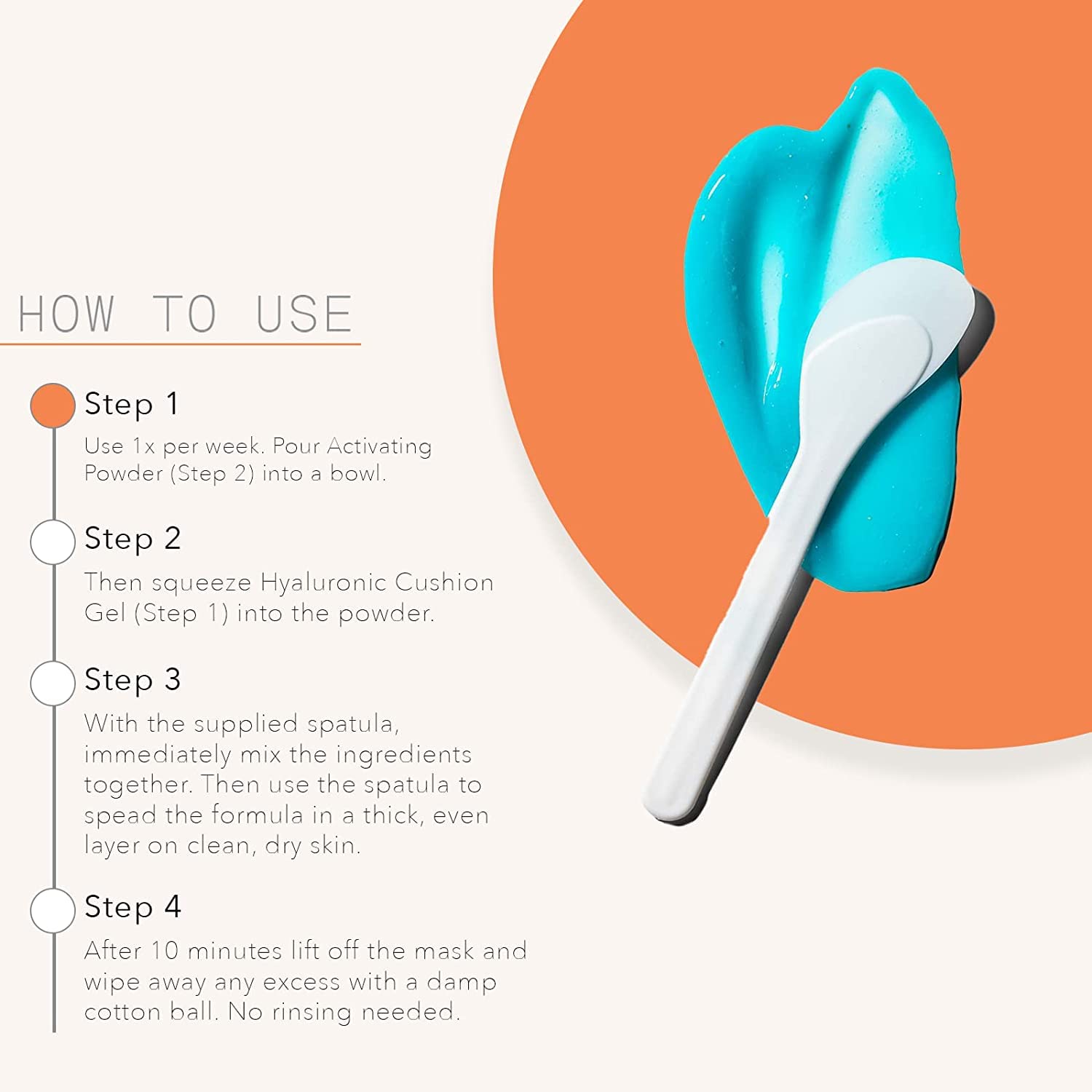 Dr Dennis Gross Hyaluronic Marine Modeling Mask setting time in minutes for quick hydration