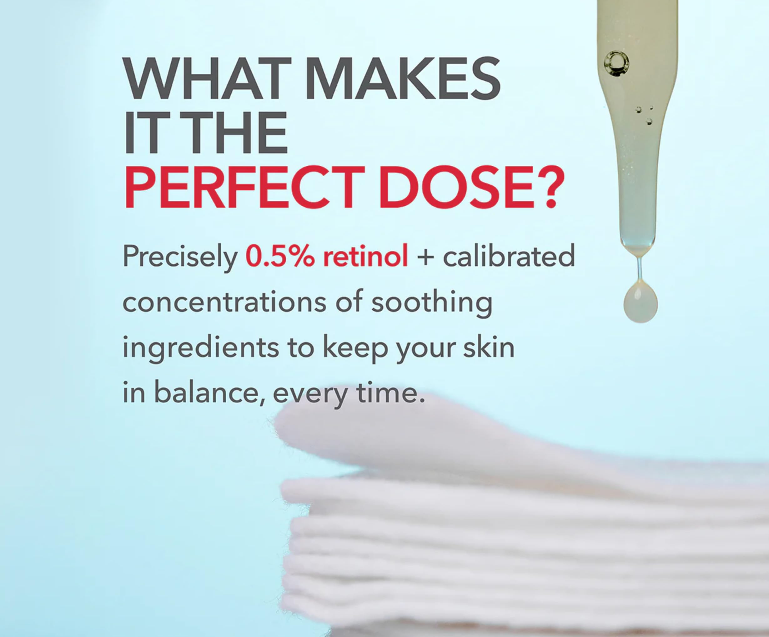 Dr Dennis Gross texture improvement close-up implies smoother skin and even tone.