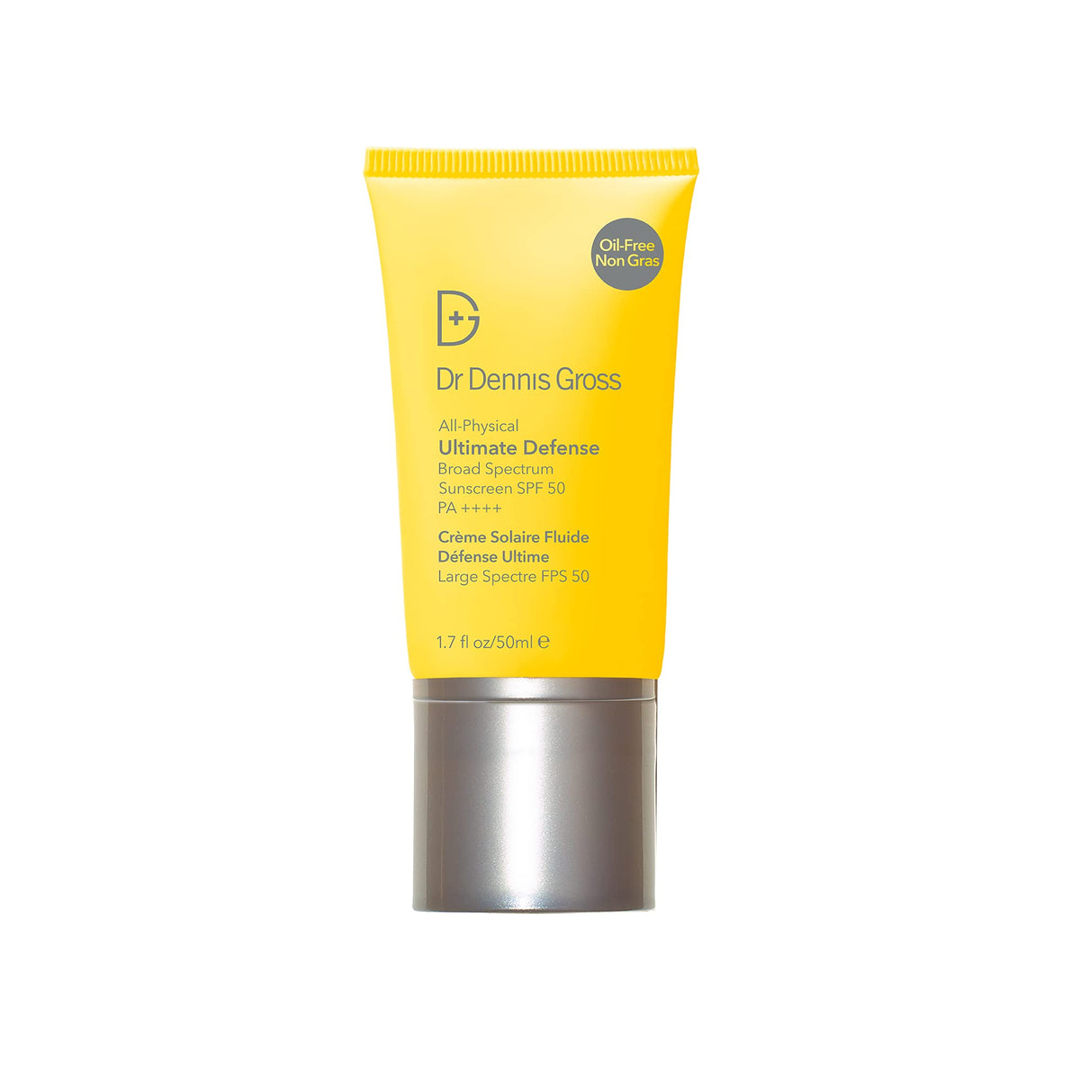 Dr Dennis Gross Ultimate Defense SPF 50 bottle for daily mineral protection