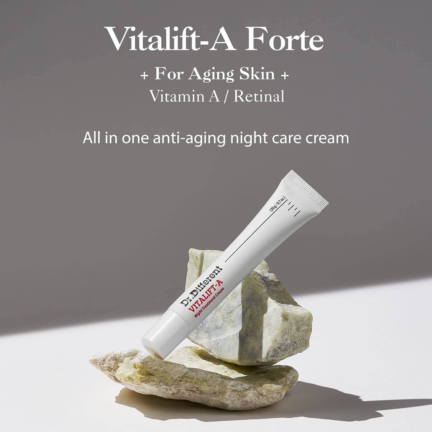 Close-up of the VITALIFT-A cream texture highlighting hydration.