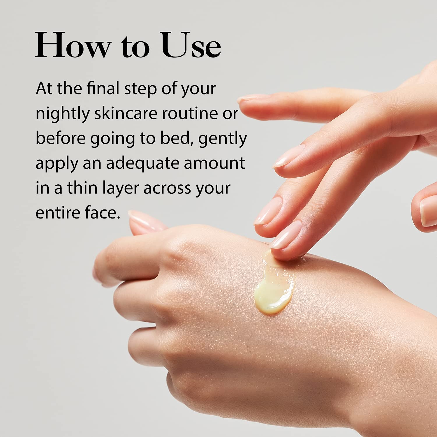 Night cream jar close-up signaling a soothing overnight routine with VITALIFT-A.