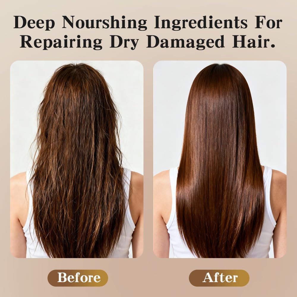 Ideal for heat-damaged hair in routine conditioning with DR.EMMET.