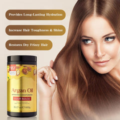 Creamy texture on damp hair ready for a 10–20 minute treatment.