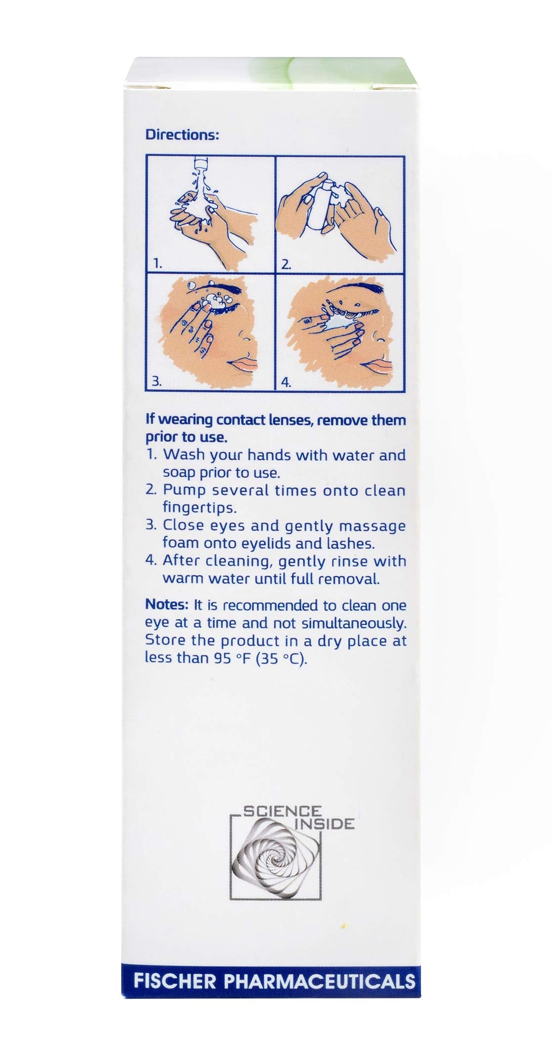 Daily-use Dr. Fischer Tea Tree cleanser supports eyelid hygiene.