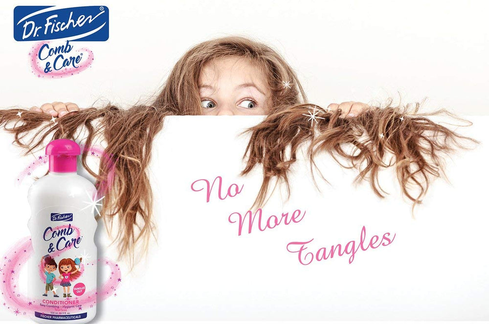 Dr. Fischer Tear Free Conditioner leaves soft hair with a pleasant fragrance