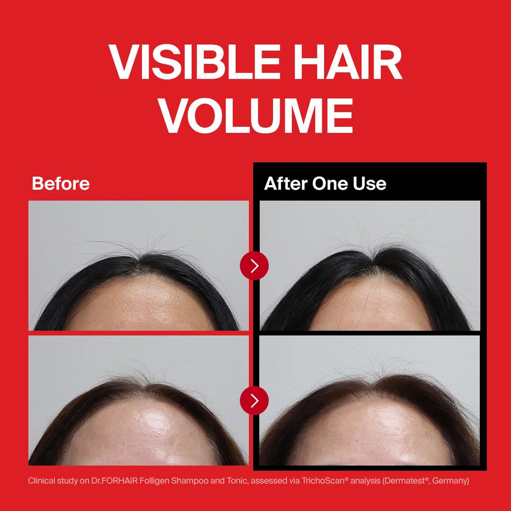 DR.FORHAIR Folligen Shampoo creamy lather demonstrates rich texture that nourishes hair from root to tip.