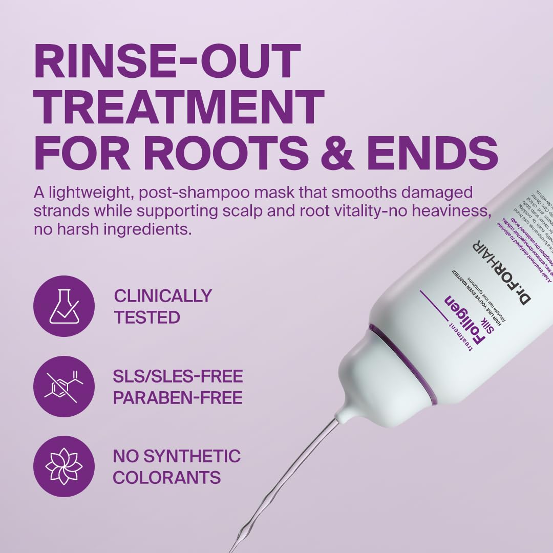 DR.FORHAIR Folligen Silk Treatment pump for easy, even application