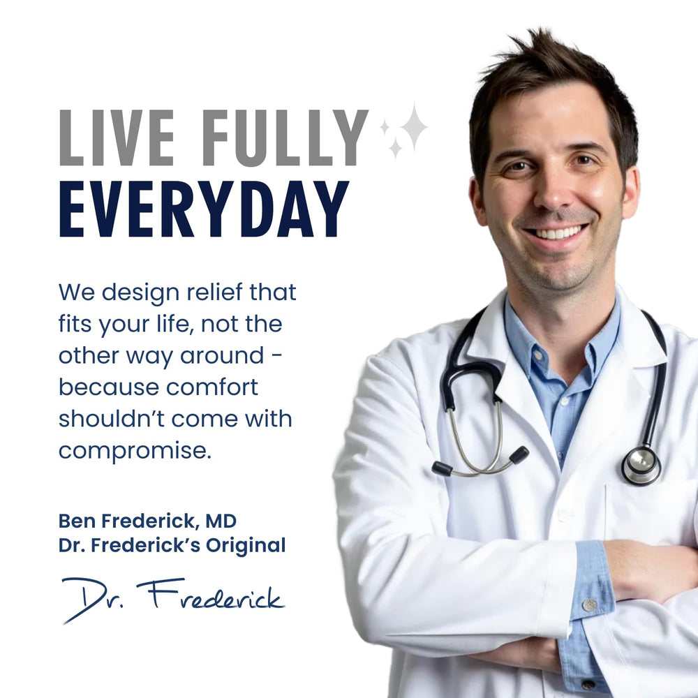 Dr. Frederick's Original gift-ready doctor-designed foot care socks.