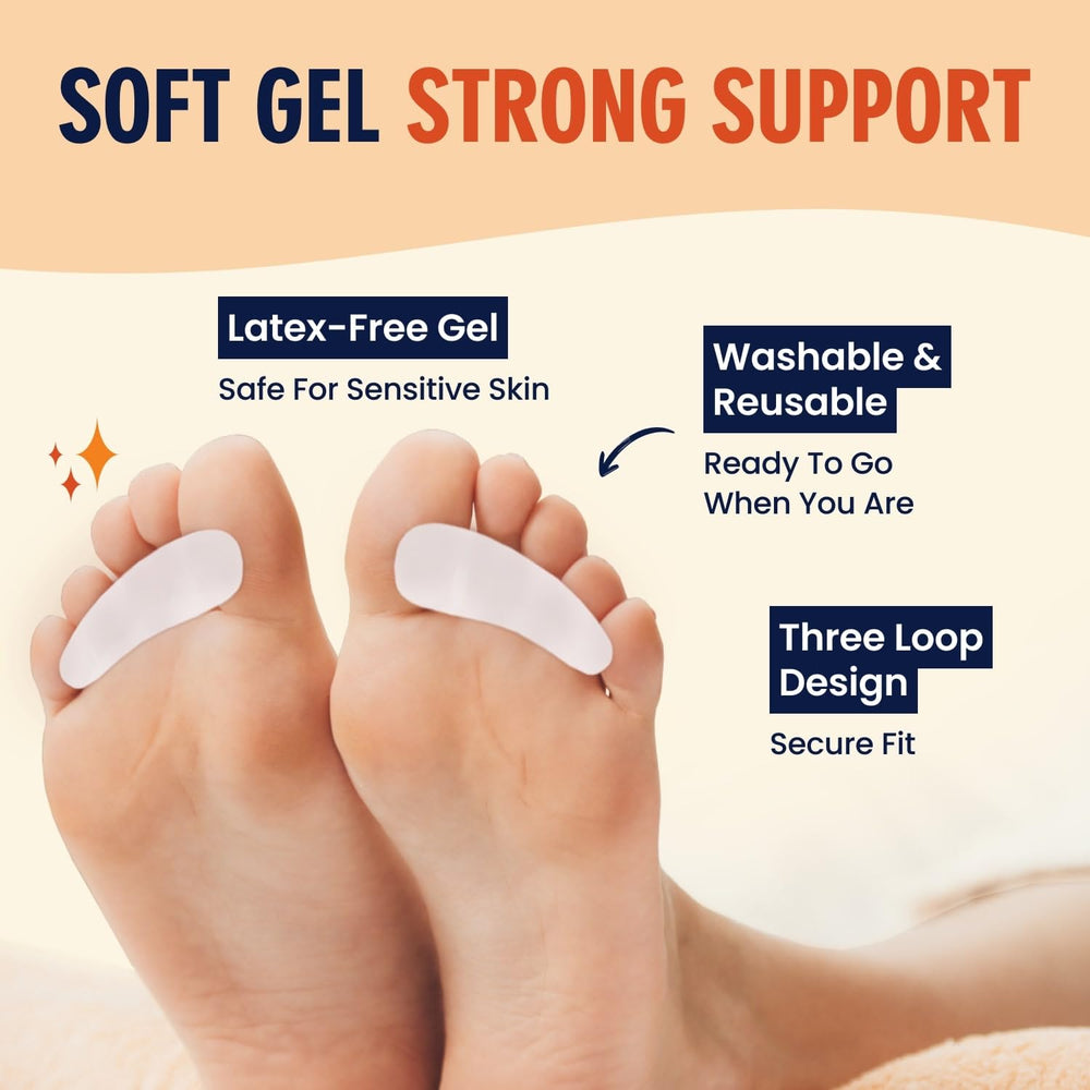 Dr. Frederick's Original gel cushions fit securely inside shoes