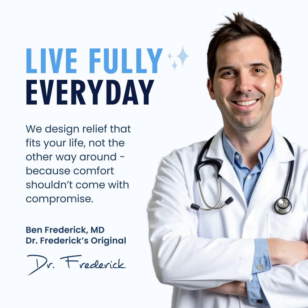 Dr. Frederick's Original toe gels help with hammer, claw, or mallet toe