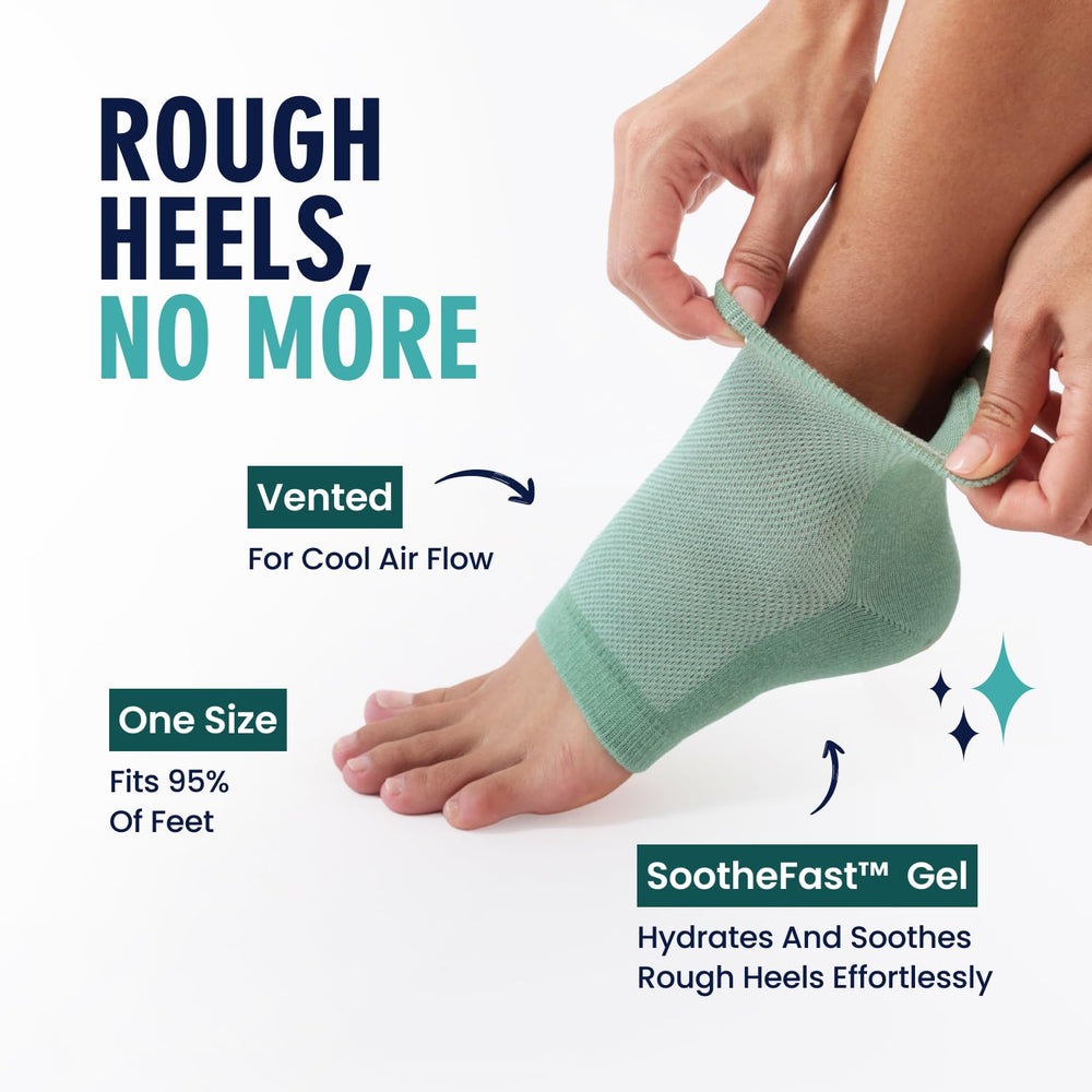 Open-toe design seen on soft fabric for breathable comfort