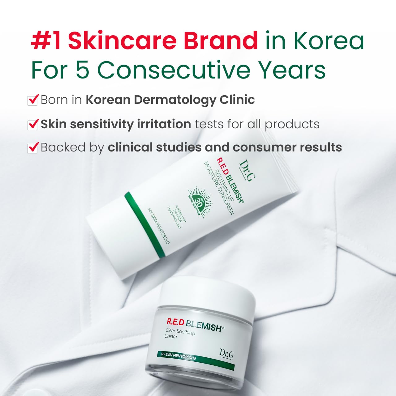 Dr. G R.E.D. Hyal-Cica serum on night routine for overnight repair.