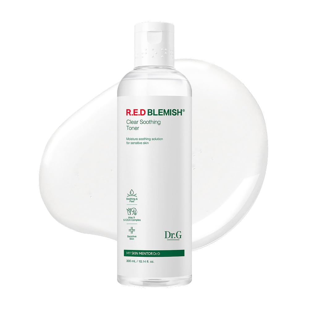 Dr.G R.E.D. Blemish Clear Toner bottle for daily hydration