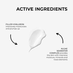 Dr Grandel HYDRO ACTIVE Hyaluron Refill Cream I applied to the face