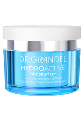 Dr. Grandel Hydro Active Moisturizer jar closeup highlighting rich hydration
