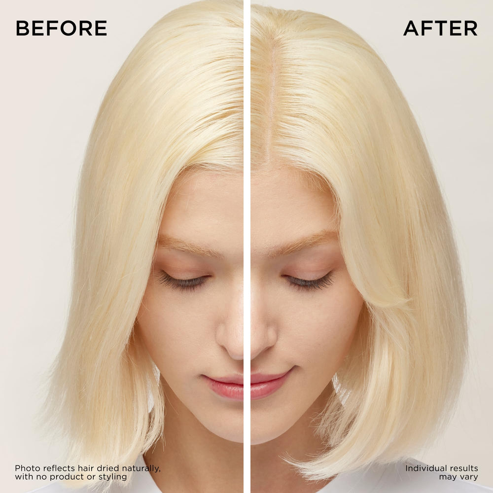Dr. Groot hair strands close-up showing enhanced volume and reduced breakage.
