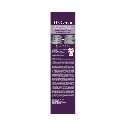 Dr. Groot roll-on metal tip demonstrates precise scalp application
