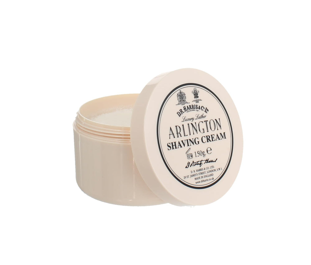 D.R. Harris Sandalwood Shaving Cream Bowl delivers rich lather for a traditional, smooth shave