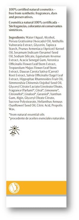 Dr. Hauschka Balancing Day Lotion on smooth skin shows balanced complexion