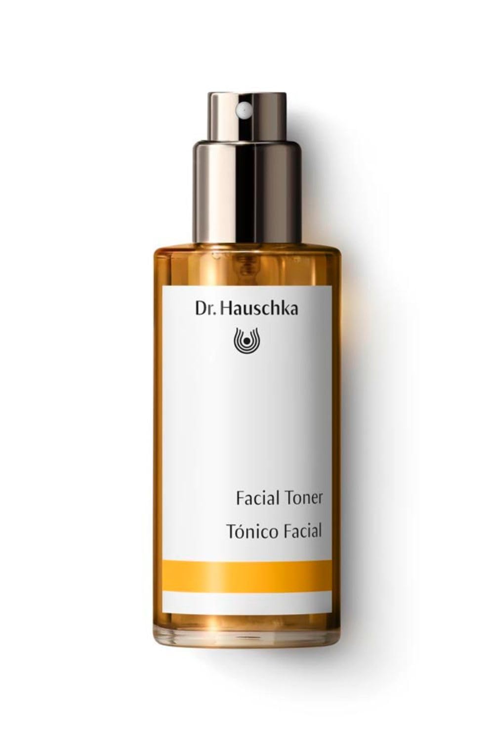Dr. Hauschka Facial Toner bottle close-up showing calming botanical blend