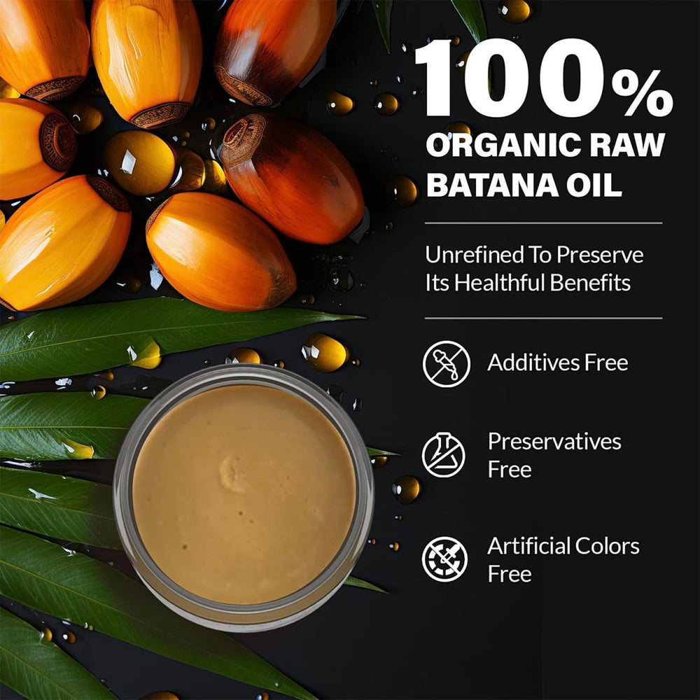 Dr. Healdy Batana Oil massaged on scalp for gentle daily care.