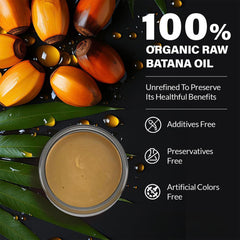 Dr. Healdy Batana Oil massaged on scalp for gentle daily care.