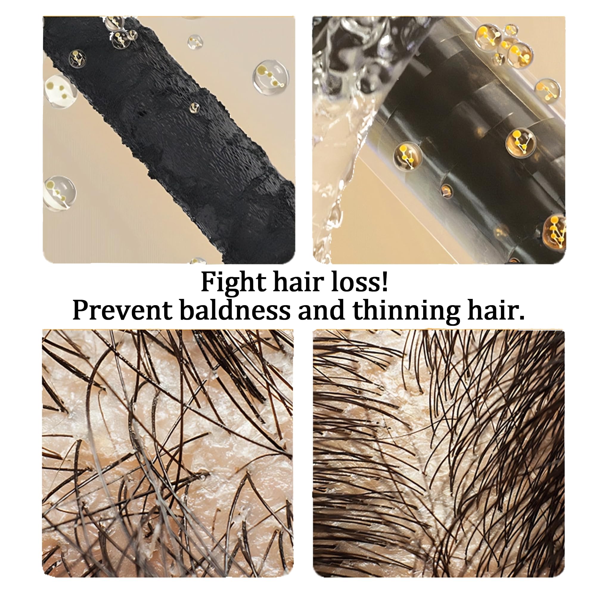 Scalp care action with Panthenol and Aloe for balanced hydration.