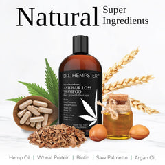 DR. HEMPSTER 2-pack display for easy at-home hair care.