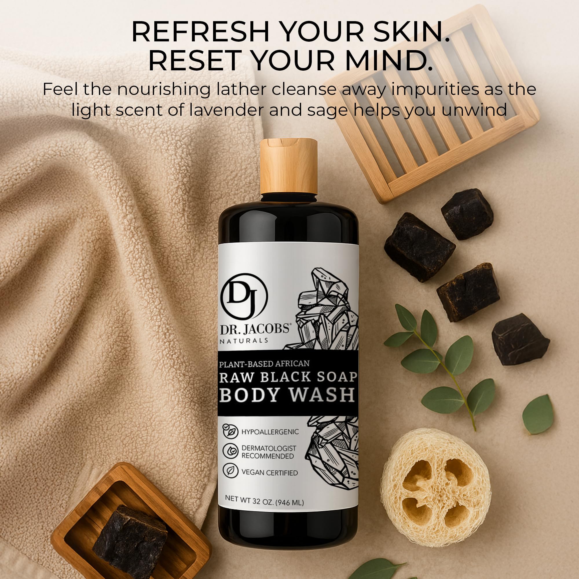Shaving lather for a close, smooth shave with natural ingredients