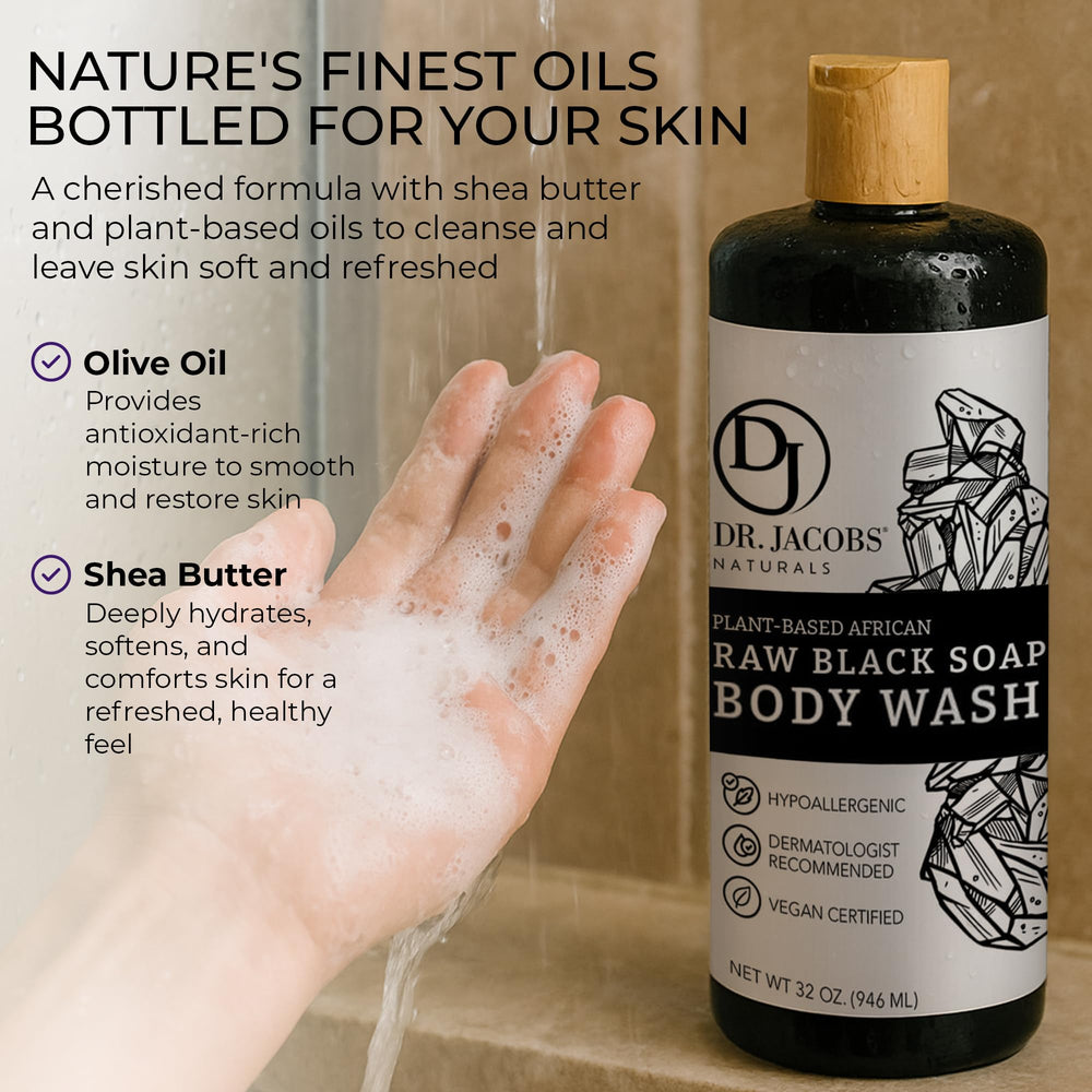 Shea butter and Aloe enrich the soap for a nourishing experience