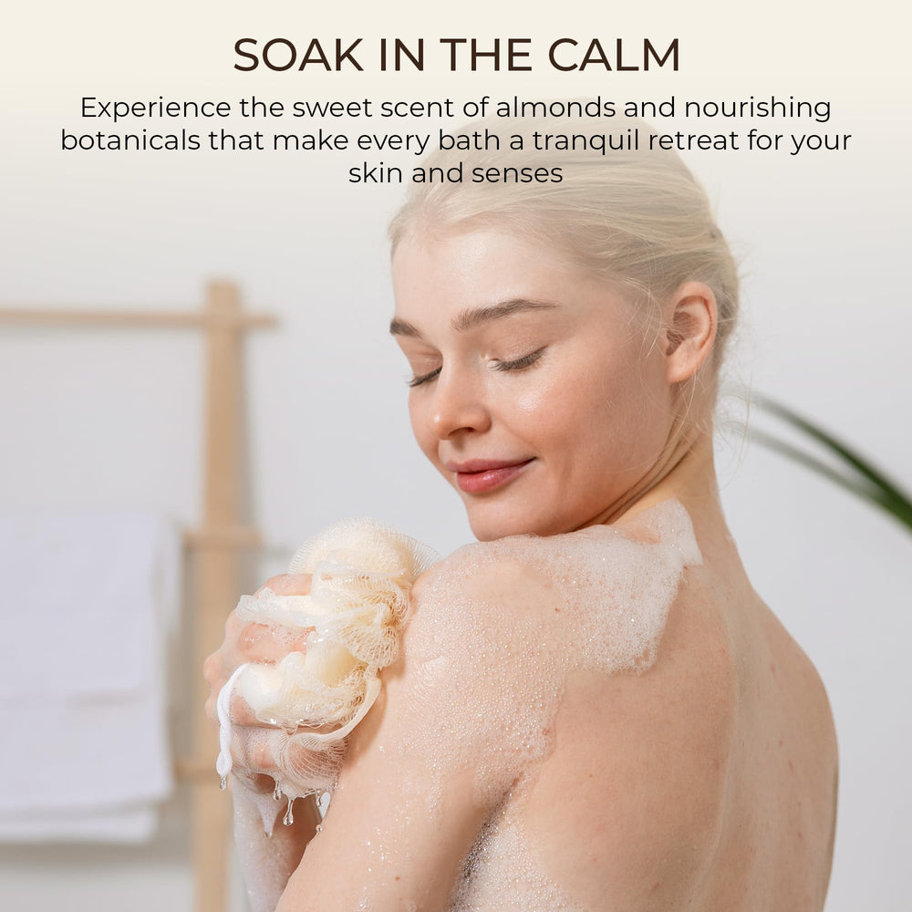 Almond scent from DR.JACOBS NATURALS enhances the shower experience.