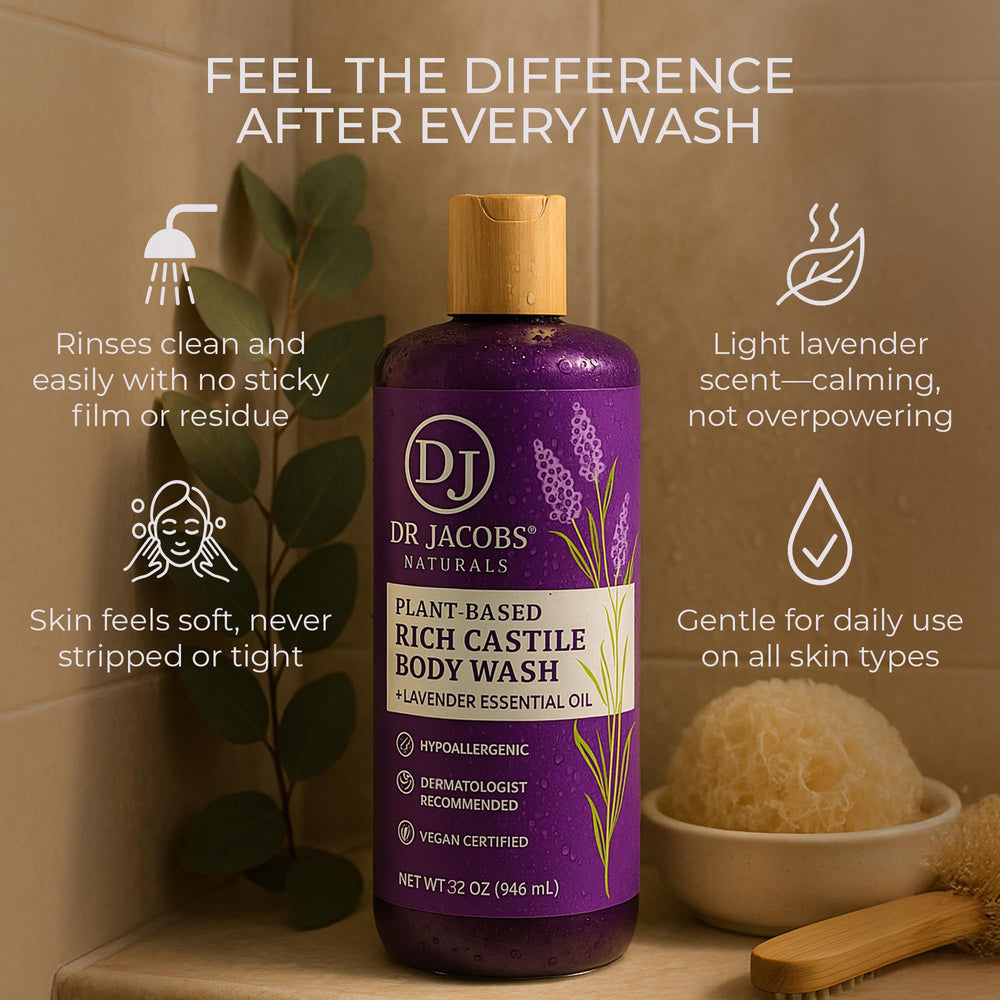 Coconut and olive oil blend provides gentle cleansing and nourishment.