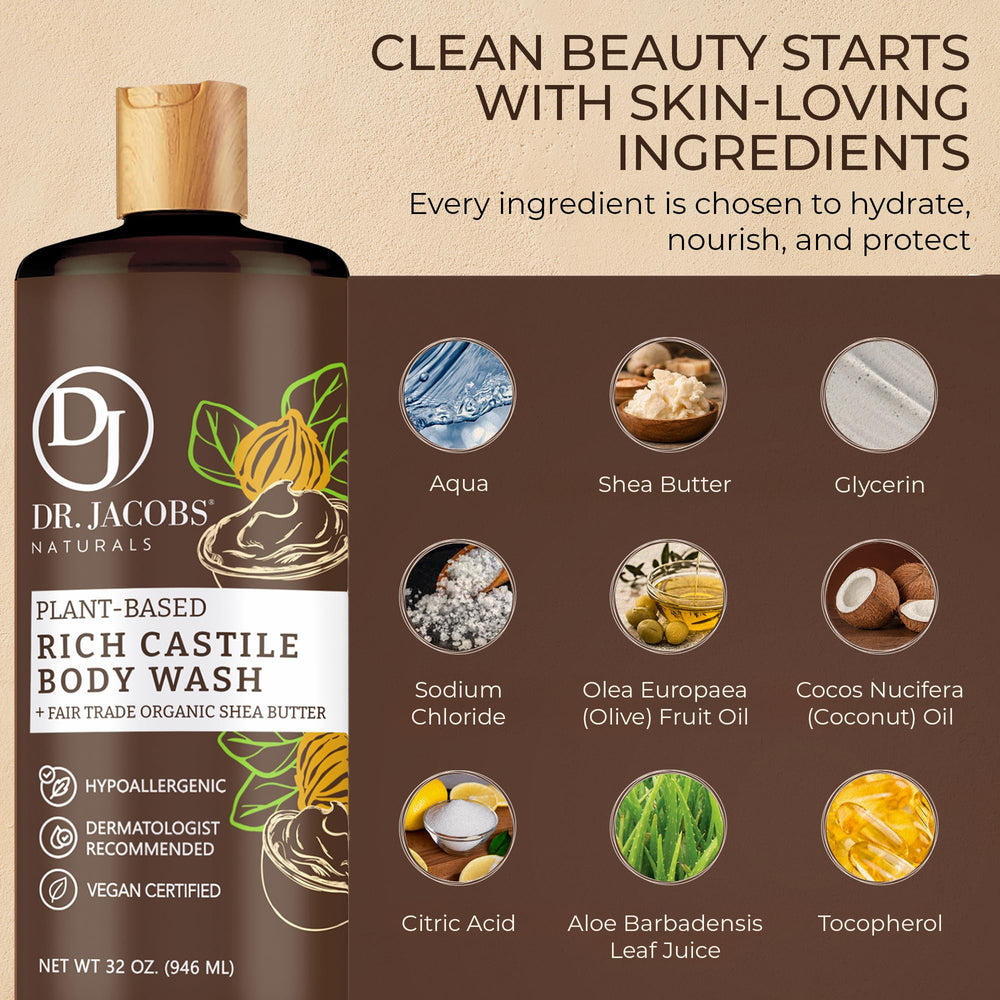 Revitalizing aroma noted during cleansing without harsh additives.