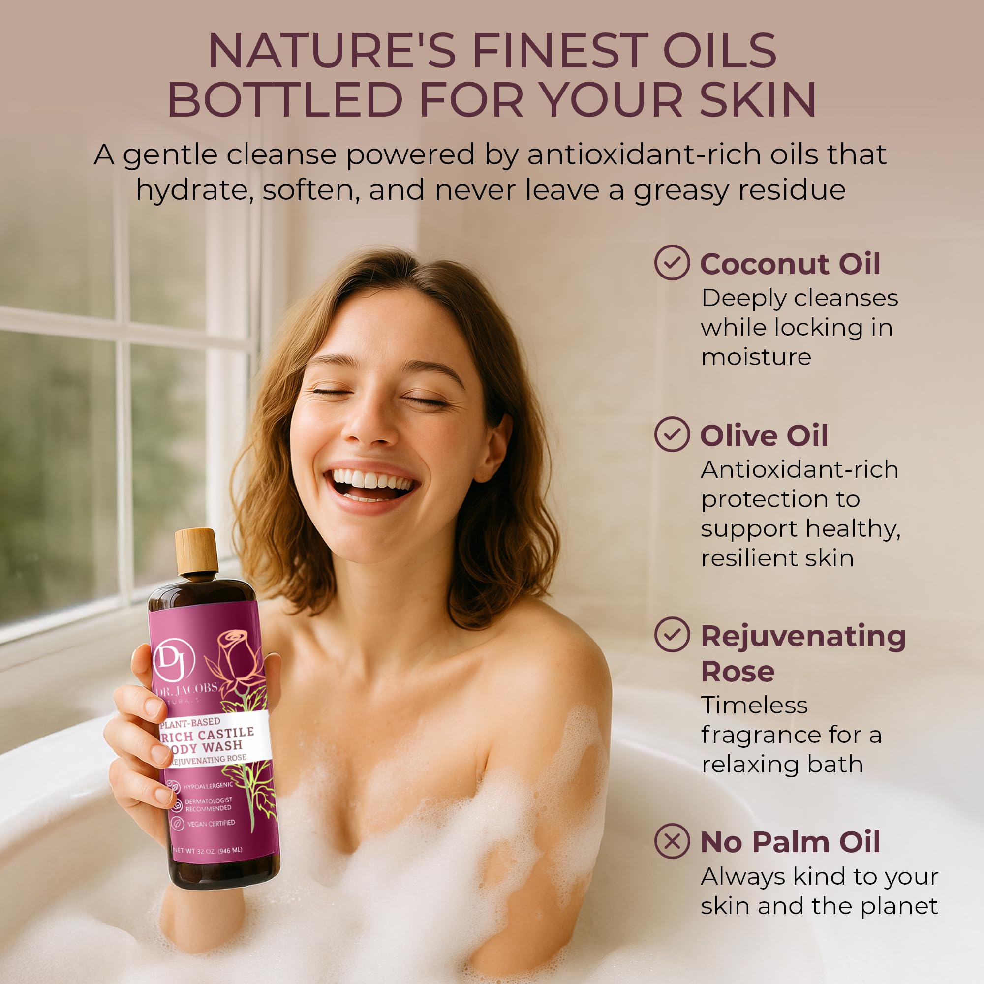 Dr. Jacobs Naturals Aloe Vera Vitamin E infusion highlights hydrating skin care after cleansing.