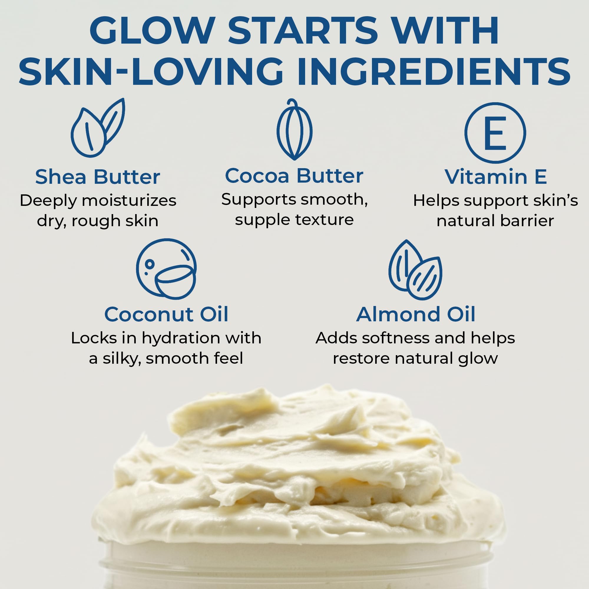 Dr. Jacobs Naturals Shea Soufflé fragrance-free label for sensitive skin