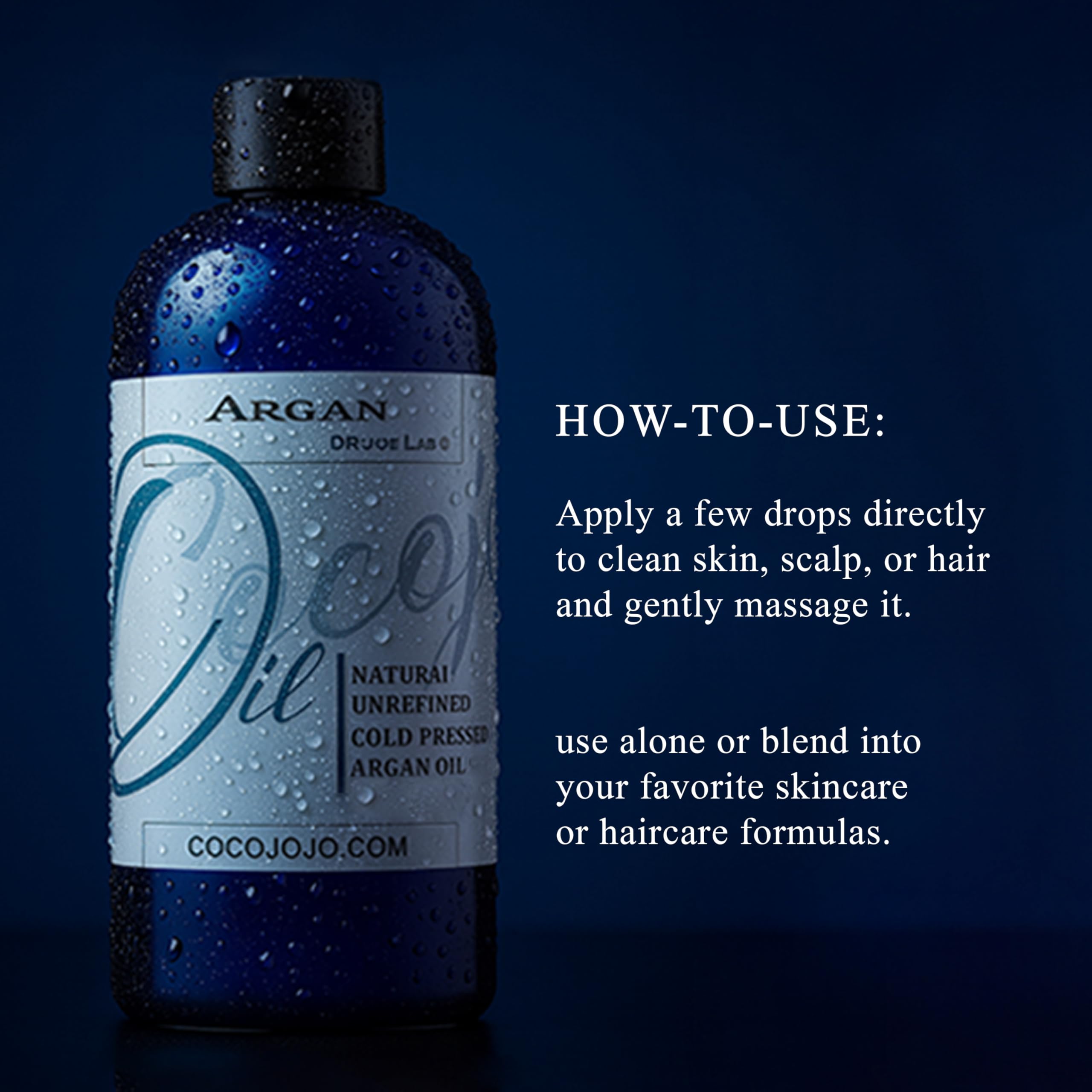 Dr Joe Lab Argan Nut Oil hair shot shows frizz control and shine